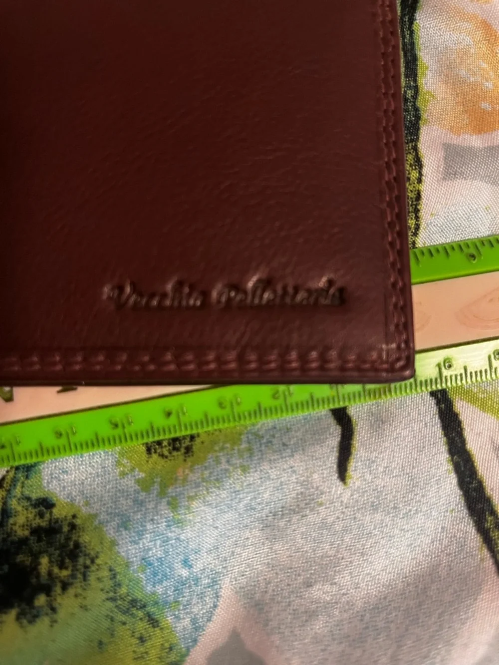 Men's Italian Leather Card Holder Wallet - Deep Brown